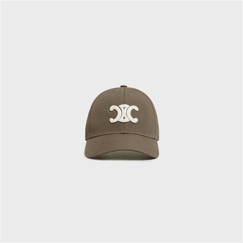 Buy CELINE Triomphe Baseball Cap 'Khaki' .